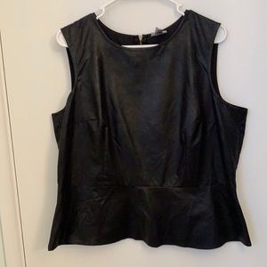 Black Sleeveless Blouse